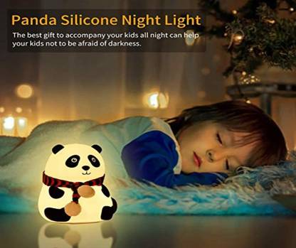 Panda Silicone Colour Changing Night Lamp