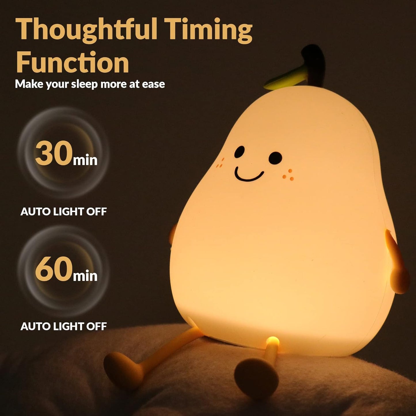 Silicone Pear Lamp