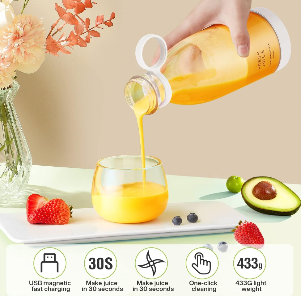 Rechargeable Mini Juicer/Shaker Bottle