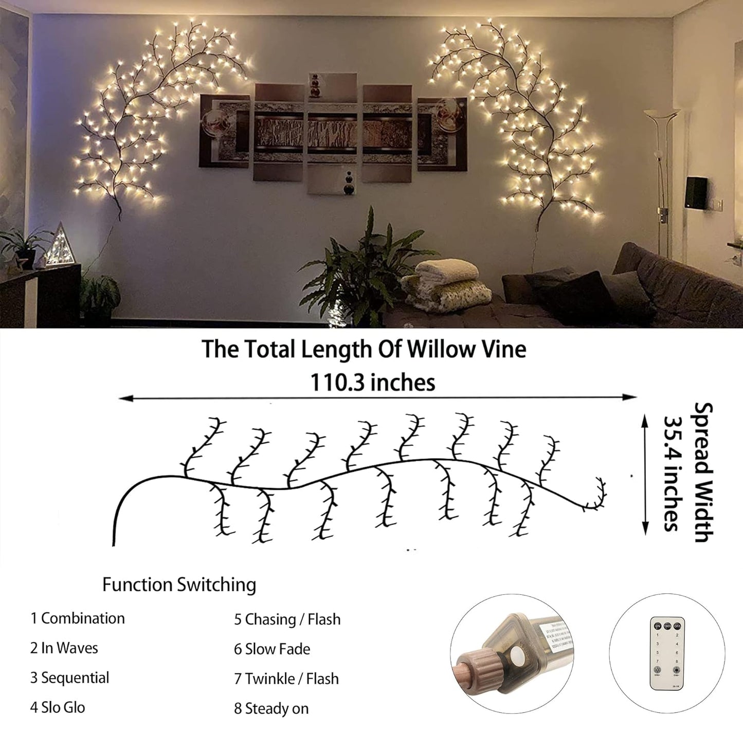 Tree Branch Wall Light